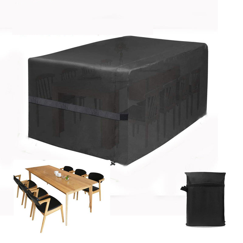 Arenzza outdoor dust-proof and water-resistant furniture cover, heavy-duty, windproof, all-weather protection for garden furniture.