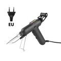 Arenzza 80W electric soldering iron with a metal tip, ready for precision soldering tasks in tools and garden applications.