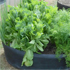 Arenzza fabric round raised garden bed planter for herbs, flowers, vegetables, and potatoes, ideal for outdoor gardening.