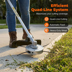 Arenzza automatic nylon cord trimmer head for garden tools, featuring durable plastic construction and easy installation.