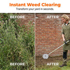 Arenzza automatic nylon cord trimmer head for garden tools, featuring durable nylon line for edging and trimming grass.