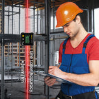 Arenzza 4-sided magnetic digital angle gauge tool with laser precision for woodworking and construction, showing digital display and magnetic edges.