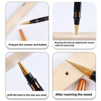 Arenzza multipurpose manual hole punch tool with ergonomic handle, designed for paper, leather, and craft projects in tools and garden.