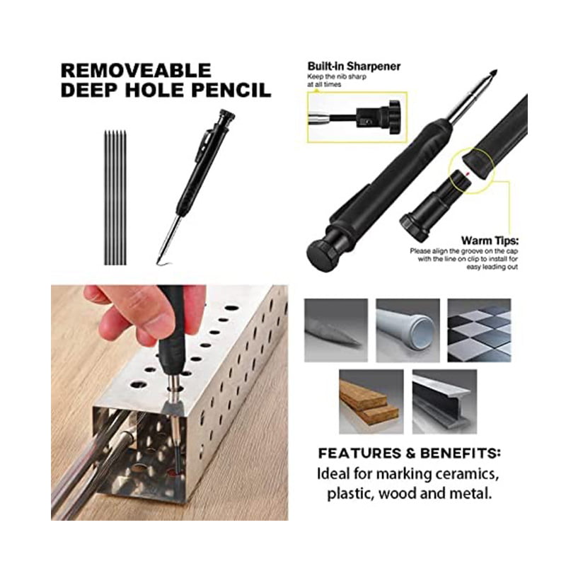 Arenzza multifunctional construction pencil tool with various built-in features for tools and gardening tasks.