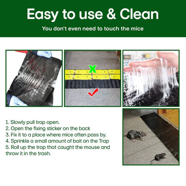 Arenzza eco-friendly single-layer woven high-strength mouse glue pad for tools and garden use, shown in a natural, close-up view.