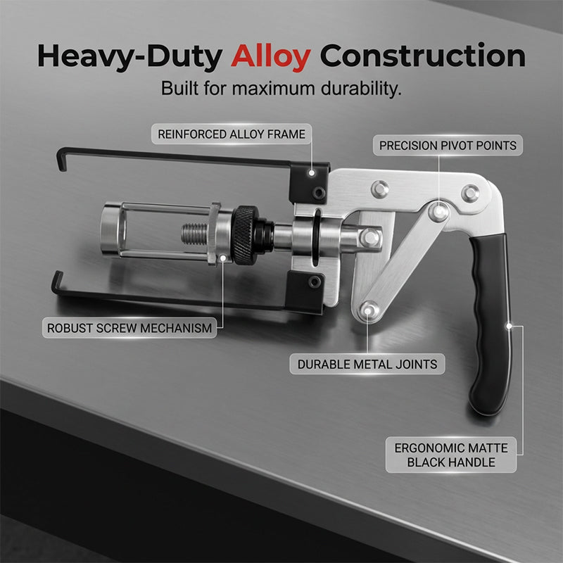 Arenzza adjustable valve spring compressor pliers, hand tools for engine repair and maintenance, featuring ergonomic handles and adjustable jaws.