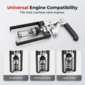 Arenzza adjustable valve spring compressor pliers for engine repair, featuring ergonomic handles and spring-loaded jaws.