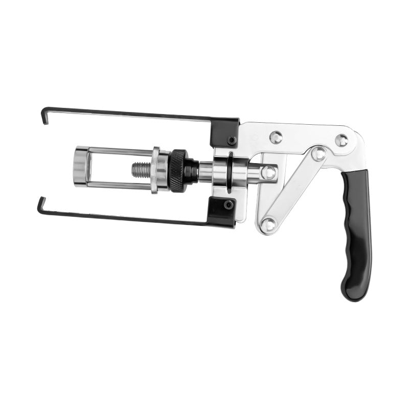 Arenzza adjustable valve spring compressor pliers for automotive engine repair, featuring ergonomic handles and a metal clamp design.
