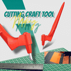 Arenzza craft cutting tools for tools and garden, featuring various precision cutting blades and handles in a colorful set.