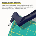 Arenzza craft cutting tools set for arts and gardening, featuring precision blades and ergonomic handles on a white background.