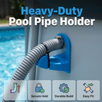 Arenzza above ground pool pipe holder made of durable plastic, designed to secure pool hoses and pipes in garden or pool area.