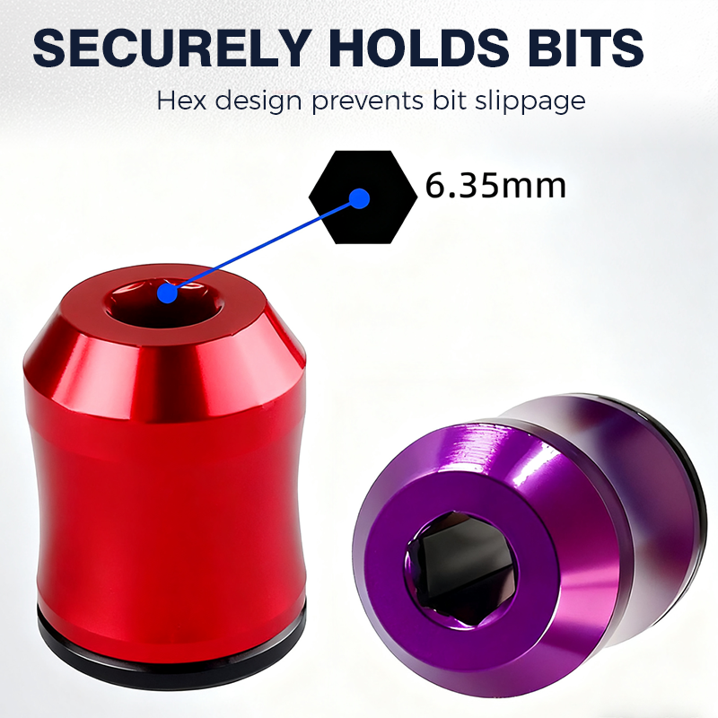 Arenzza 3-in-1 screwdriver head magnetic ring for tools and garden use, featuring a compact, versatile design with magnetic tips.