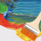 Arenzza chip paint brush set with multiple brushes for paints, stains, varnishes, and glues, ideal for detailed painting projects.