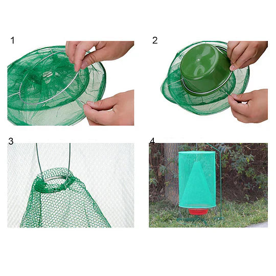 Arenzza FAST FLY CATCHER tool for garden fly control, featuring a durable design to trap and eliminate flies effectively.