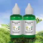 Arenzza Plant & Flower Activation Liquid in a garden setting, showing a spray bottle with vibrant green plants and blooming flowers.