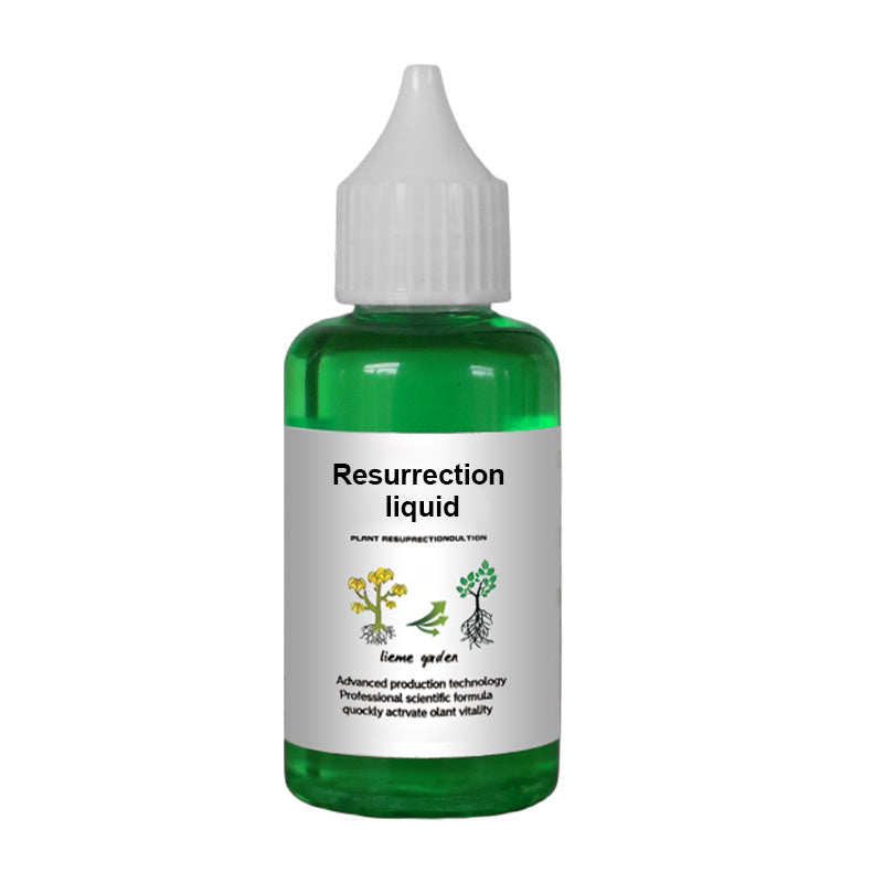 Arenzza Plant & Flower Activation Liquid bottle, garden tools and plant care product for vibrant growth and blooming, lush greenery.