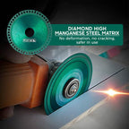 Arenzza composite multifunctional cutting saw blade for tools and garden use, shown with sharp, durable teeth and sturdy construction.