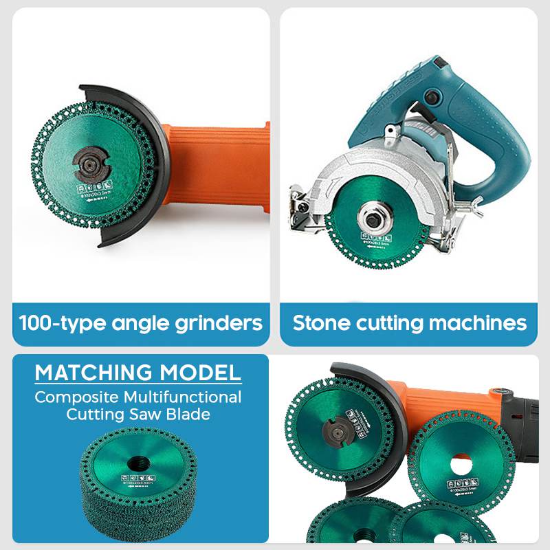 Arenzza composite multifunctional cutting saw blade for tools and garden use, shown in a close-up image with sharp teeth and sturdy construction.