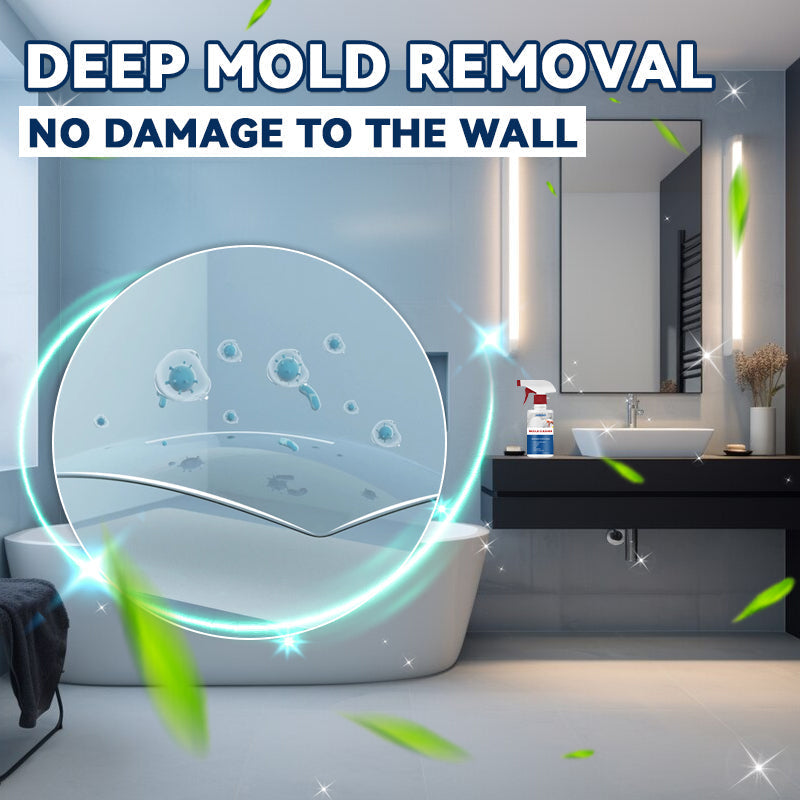 Arenzza anti-mildew cleaning foam spray in a spray bottle, designed for mold and mildew removal in tools and garden areas.