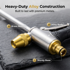 Arenzza high-pressure cleaning water gun with heavy-duty alloy construction, showcasing its durable, ergonomic design for outdoor cleaning tools.
