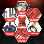 Arenzza internal bearing removal puller tool for tools and garden applications, shown in a close-up image with metal components.