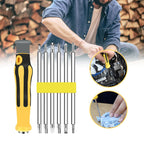 Arenzza multifunction screwdriver set with various screwdriver heads and tools, ideal for home repair and DIY projects.