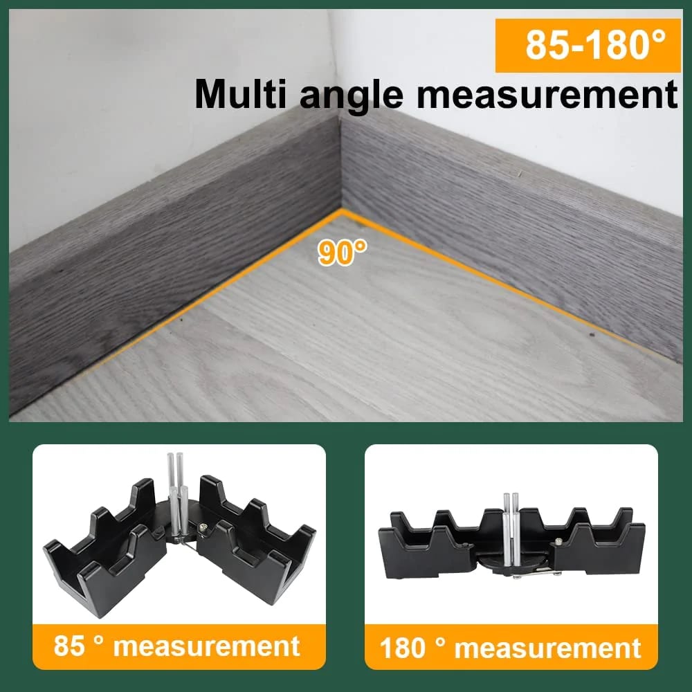Arenzza 2-in-1 measuring and miter saw tool for precise cuts, featuring a sturdy design and adjustable components for woodworking.