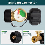 Arenzza propane level indicator for 5-20lb tanks, tool for checking propane fuel levels in garden and outdoor tanks.