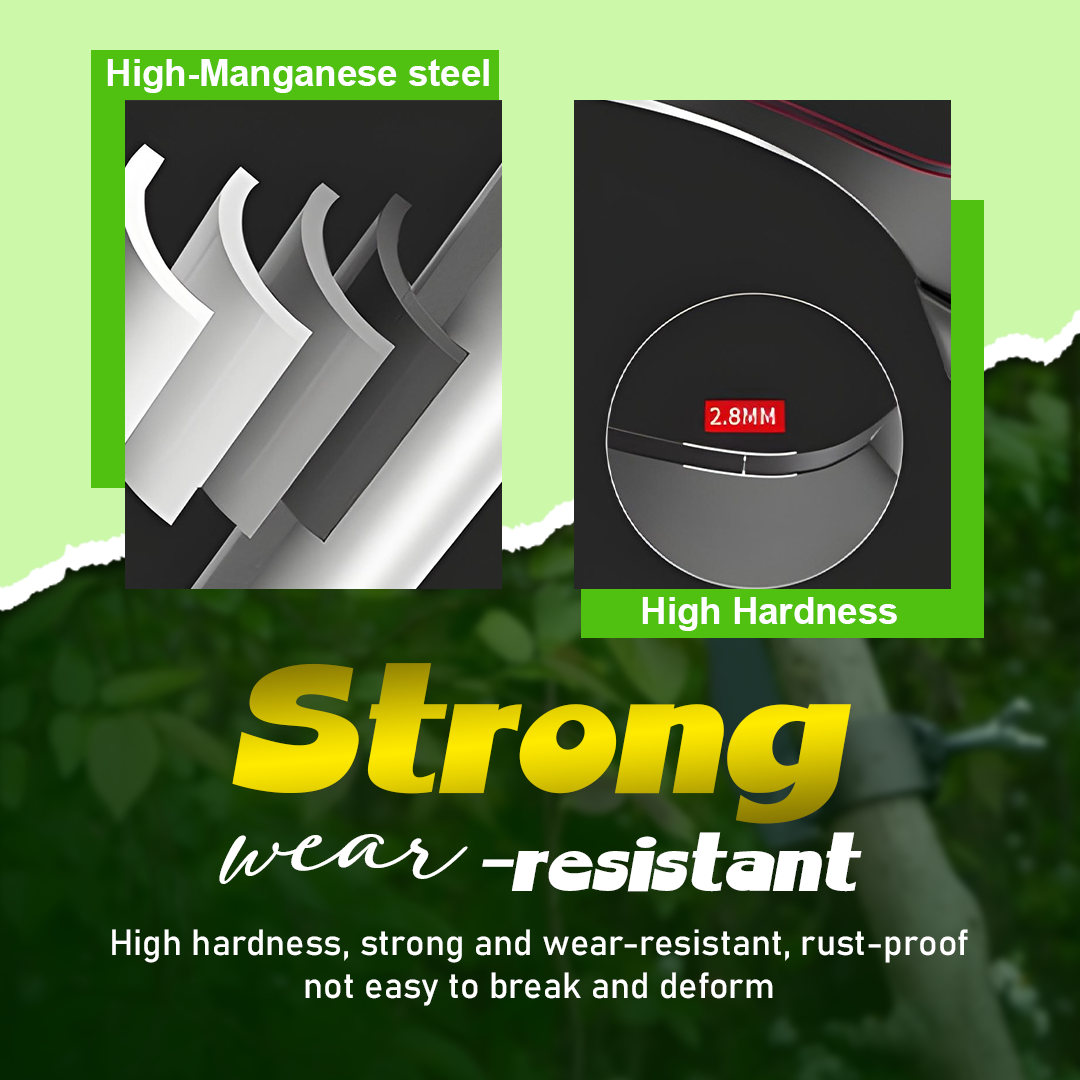 Arenzza portable multifunctional grass sickle cutter head for tools and garden work, shown in close-up view.