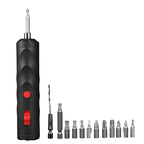 Arenzza cordless electric screwdriver with ergonomic handle and rechargeable battery, ideal for home and garden tool use.