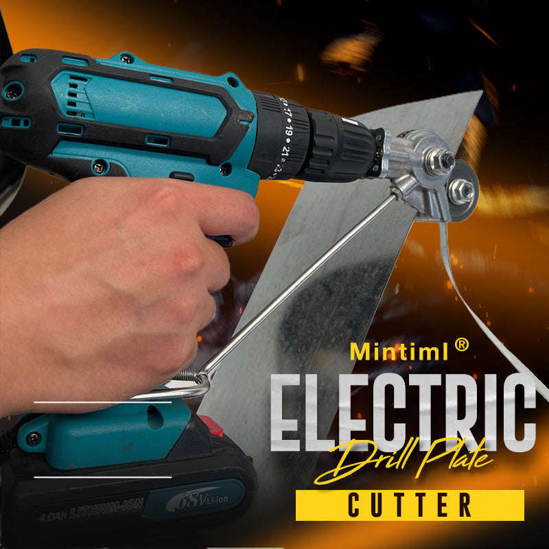 Arenzza electric drill plate cutter with metal gear, lightweight and ergonomic design for precise cutting in tools and garden projects.
