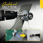 Arenzza electric drill plate cutter with metal gear, compact, lightweight, and safe for precise cutting in tools and garden projects.
