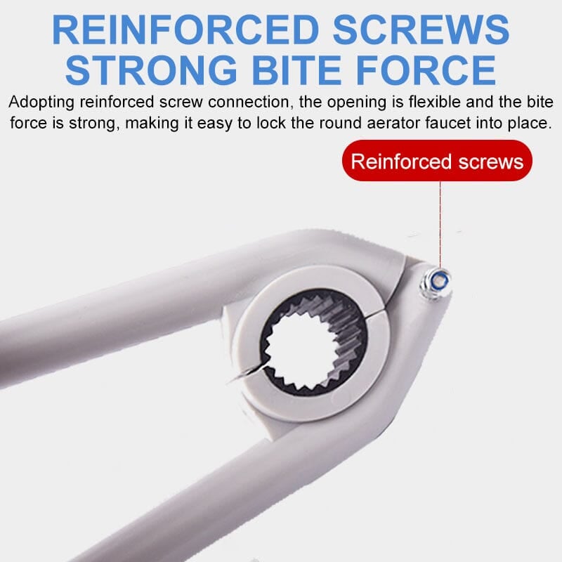 Arenzza faucet wrench tool for plumbing, featuring a sturdy metal construction with adjustable jaws for tightening and loosening faucets.