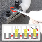 Arenzza multifunctional broken pipe extractor tool for tools and garden, shown with metal construction and ergonomic handle.