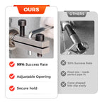 Arenzza multifunctional broken pipe extractor tool for tools and garden use, shown in a close-up image with metal construction.