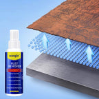 Arenzza anti-rust lubricant spray and rust remover in a spray bottle, designed for tools and garden equipment maintenance.