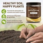 Arenzza Soil Pro Activator tool for gardening, showing a close-up of the soil enhancer used in garden tools and soil improvement.