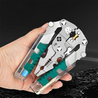 Arenzza multifunction folding electrician plier with adjustable jaws and ergonomic handle, designed for versatile tool use.