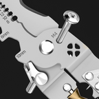 Arenzza multifunction folding electrician plier with adjustable jaws and ergonomic handle, suitable for tools and garden tasks.