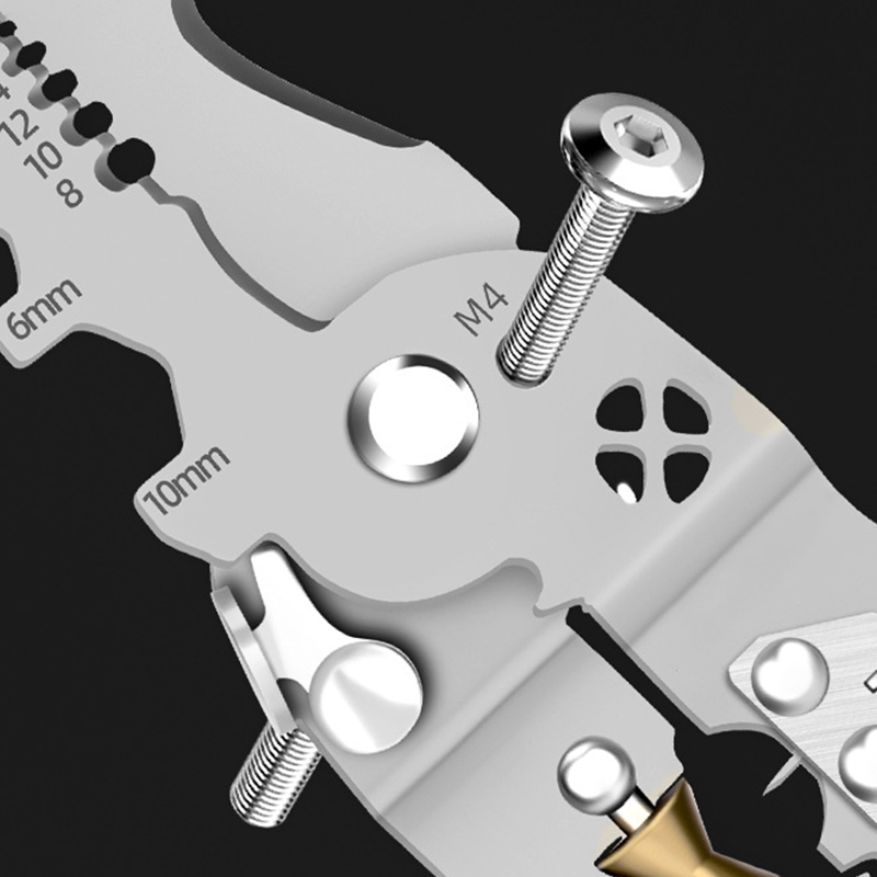 Arenzza multifunction folding electrician plier with adjustable jaws and ergonomic handle, suitable for tools and garden tasks.