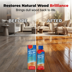Arenzza wood floor restoration tool delivering high-gloss shine, suitable for home surfaces and enhancing wood flooring appearance.