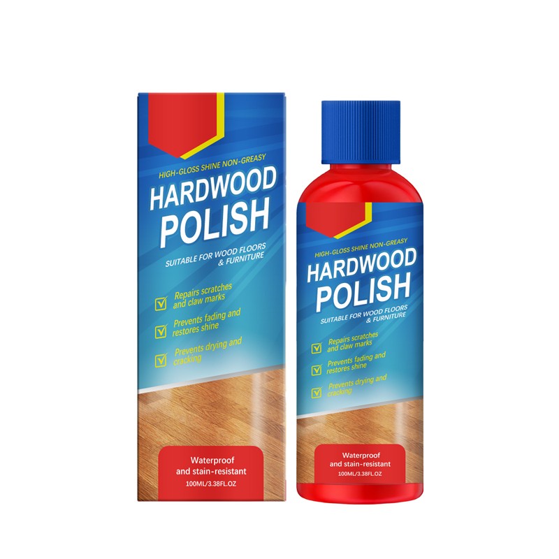 Arenzza wood floor restoration tool applying high-gloss shine to home wooden surfaces for a protected, polished look.