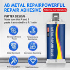 Arenzza heavy-duty industrial adhesive tube for tools and garden use, showing the black adhesive container with labeling.