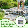 Arenzza quick-drying landscape adhesive tube showing strong hold and easy application for gardening and DIY projects.