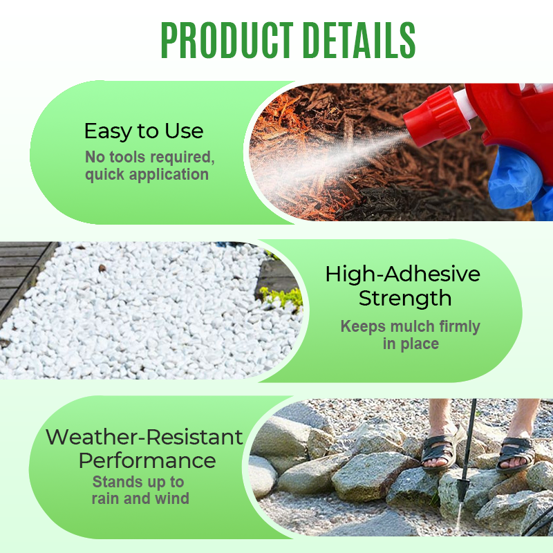 Arenzza quick-drying landscape adhesive in a tube, showcasing its strong hold and easy application for gardening and DIY projects.
