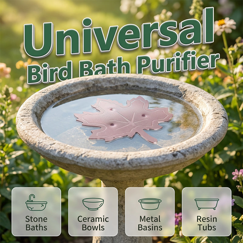 Arenzza Universal Fit Bird Bath Purifier tool for cleaning and maintaining bird baths in garden environments.