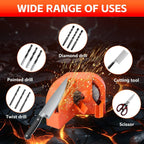 Arenzza multipurpose drill bit grinding sharpener, a compact tool for sharpening drill bits, suitable for tools and garden projects.