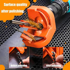 Arenzza multipurpose drill bit grinding sharpener for tools and garden equipment, showing the sharpening blade and handle.