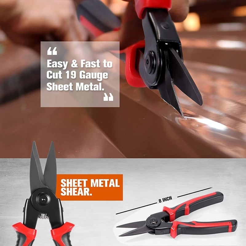 Arenzza 5-in-1 heavy-duty versatile tool kit for tools and garden use, featuring multiple hand tools and accessories displayed.