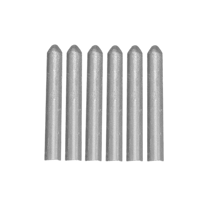 Arenzza low temperature universal welding rod for tools and garden use, shown in a close-up image with a metallic appearance.